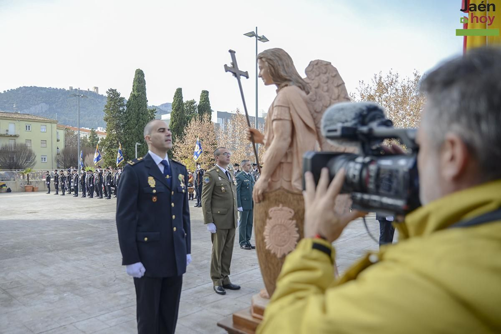 Celebración del bicentenario de la Policía Nacional en Jaén.