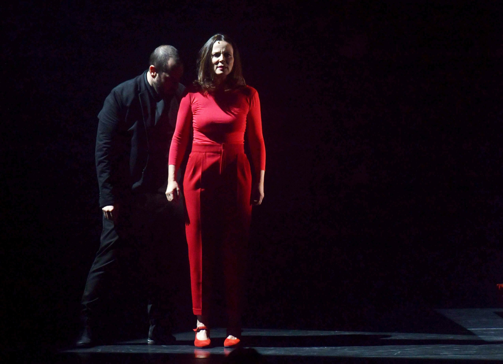 Aitana Sánchez-Gijón, el pasado sábado en el Gran Teatro. Aitana Sánchez-Gijón, el pasado sábado en el Gran Teatro.