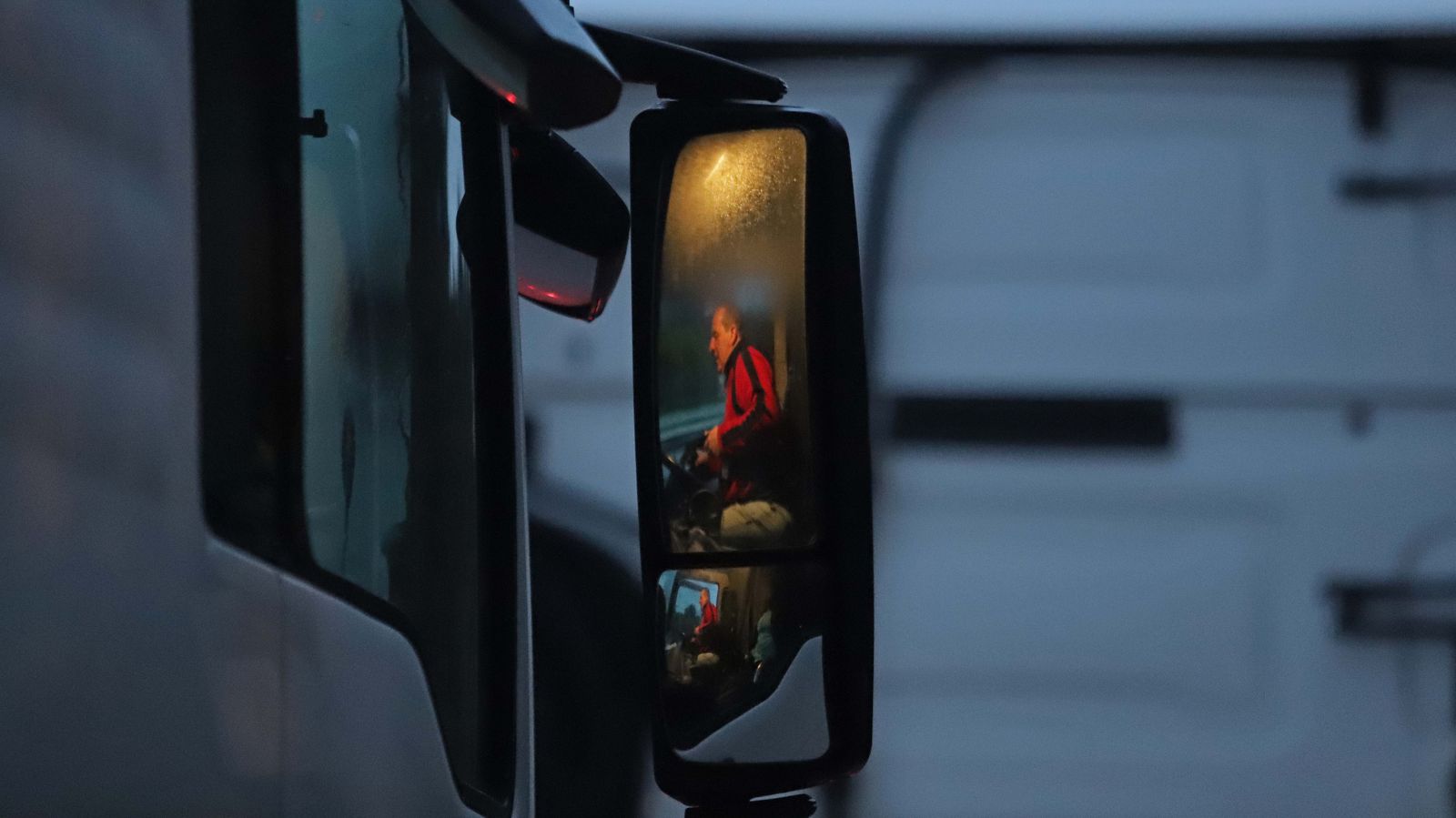 Fotos de la marcha de camiones en el Campo de Gibraltar