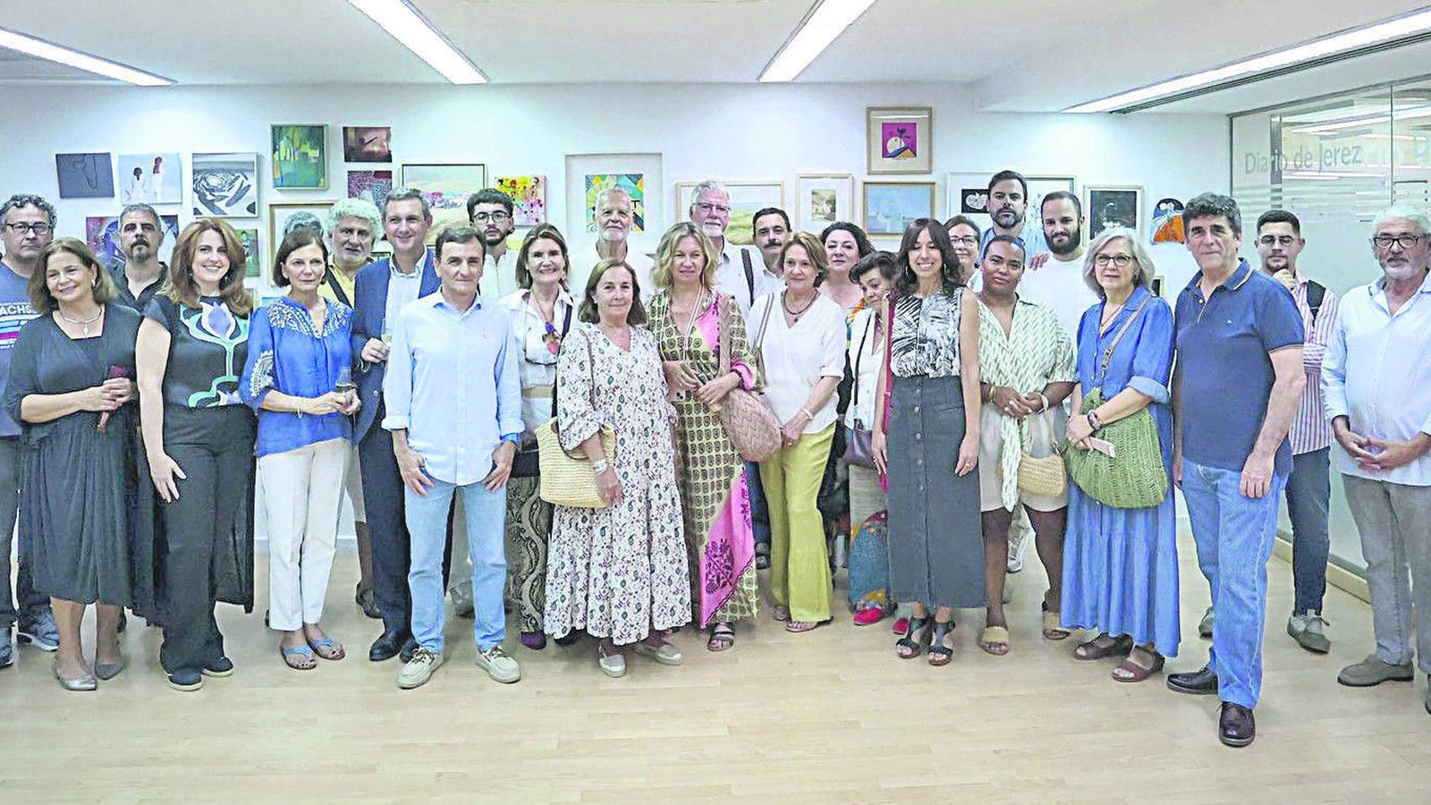 Inauguración de ‘En ello estamos’, la primera exposición de la Sala ArteaDiario’ después de la pandemia.