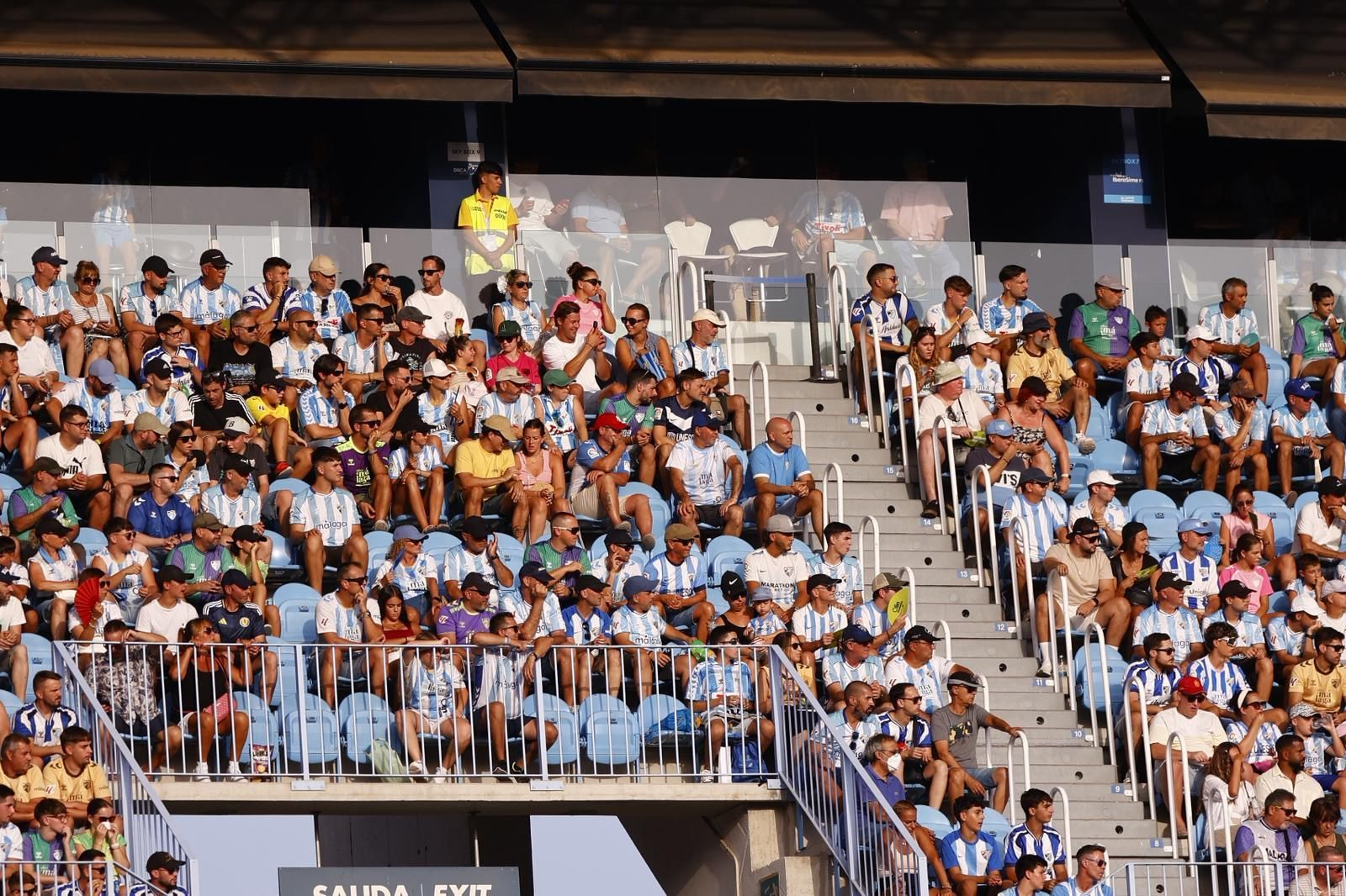 Búscate en las gradas de La Rosaleda en el Málaga CF-Eibar