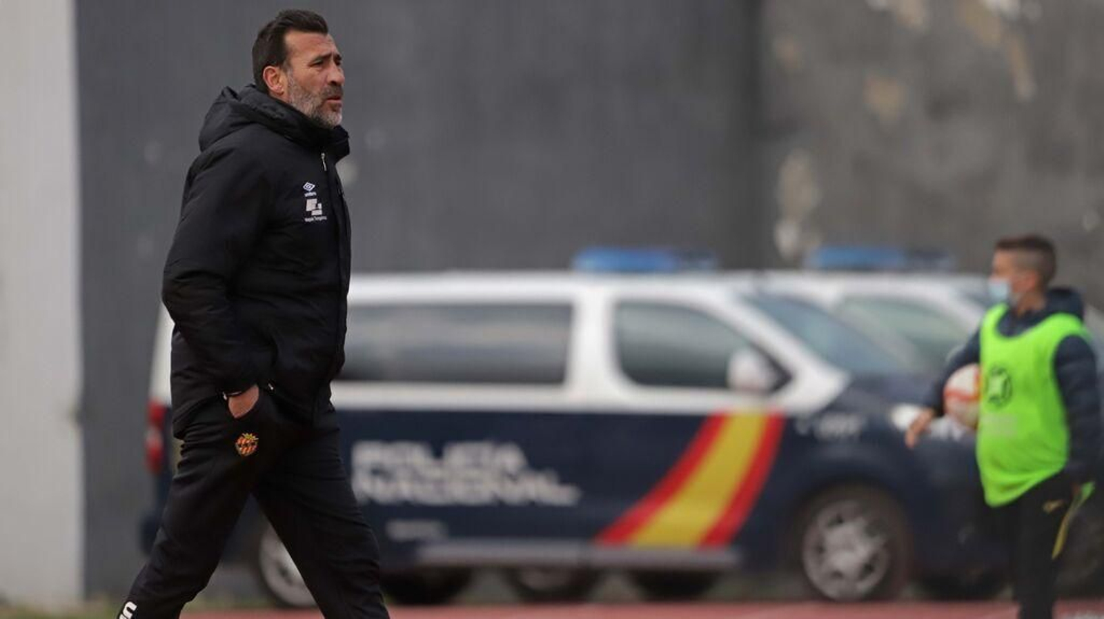 Raúl Agné, en el Municipal de La Línea