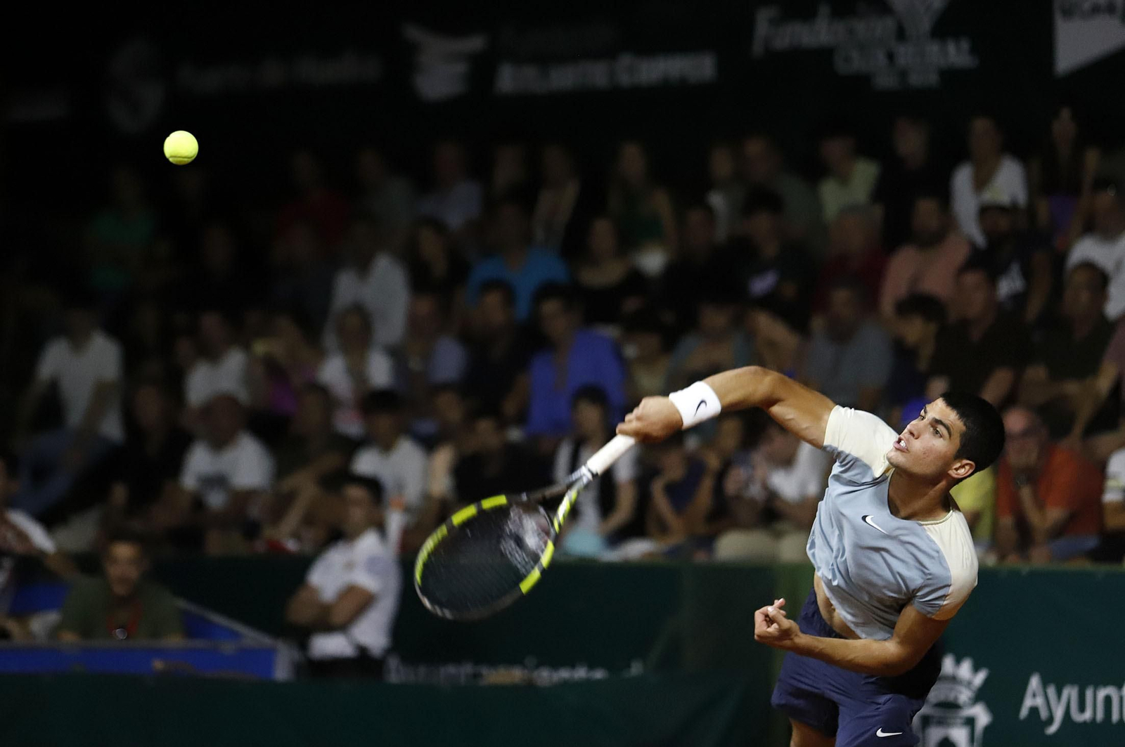 Copa del Rey de Tenis. Semifinal entre Carlos Alcaraz y Pablo Andújar