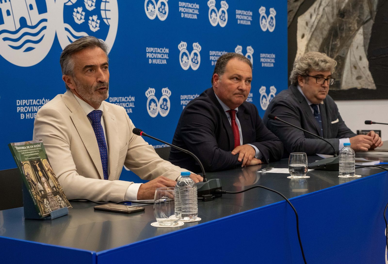 Presentación de 'Historia de un sueño' en la Diputación Provincial de Huelva.