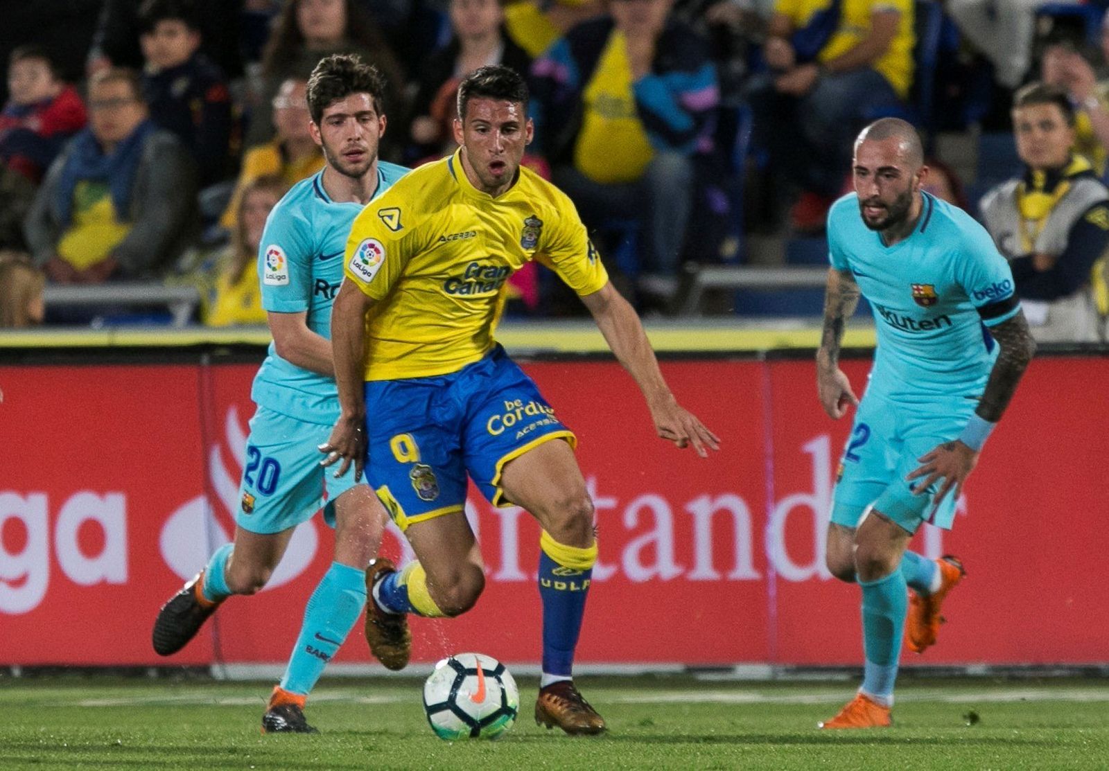 El Las Palmas-Barcelona, en imágenes