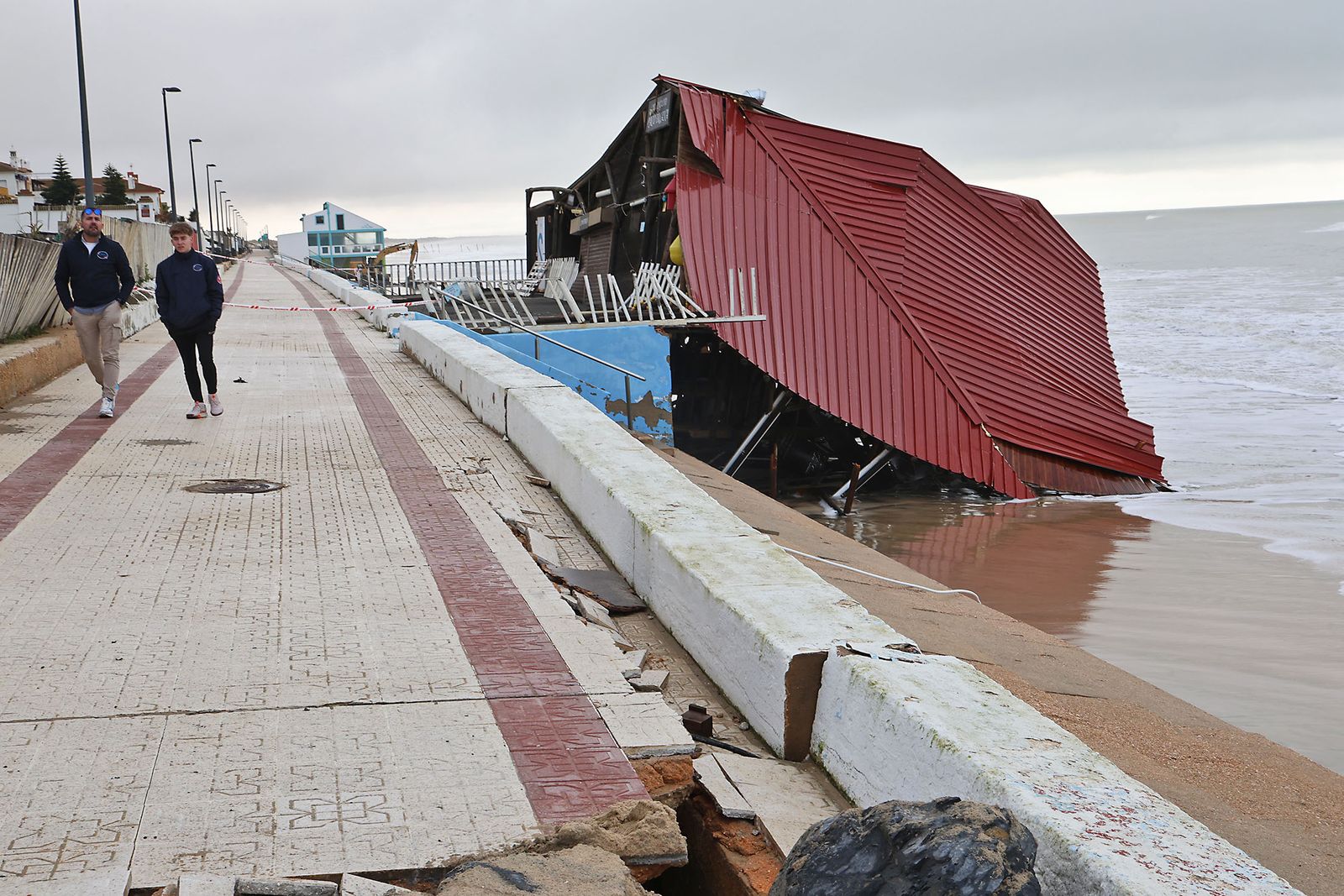Las fotografías de los daños en Matalascañas
