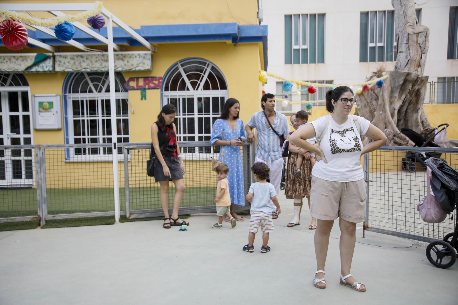 Las imágenes del regreso a las aulas de los más pequeños de Almería