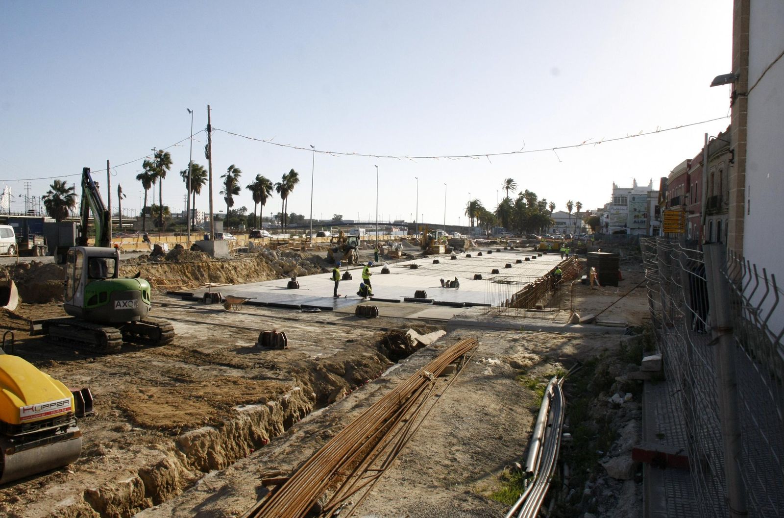 Una imagen de las obras tomada esta semana.