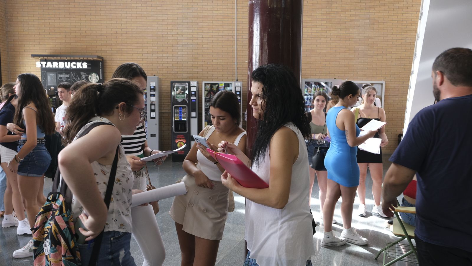 Imágenes de las pruebas de acceso de la PEvAU en la Universidad de Almería
