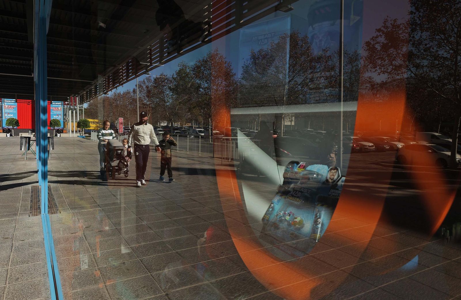 Fotos de compras navideñas en la comarca