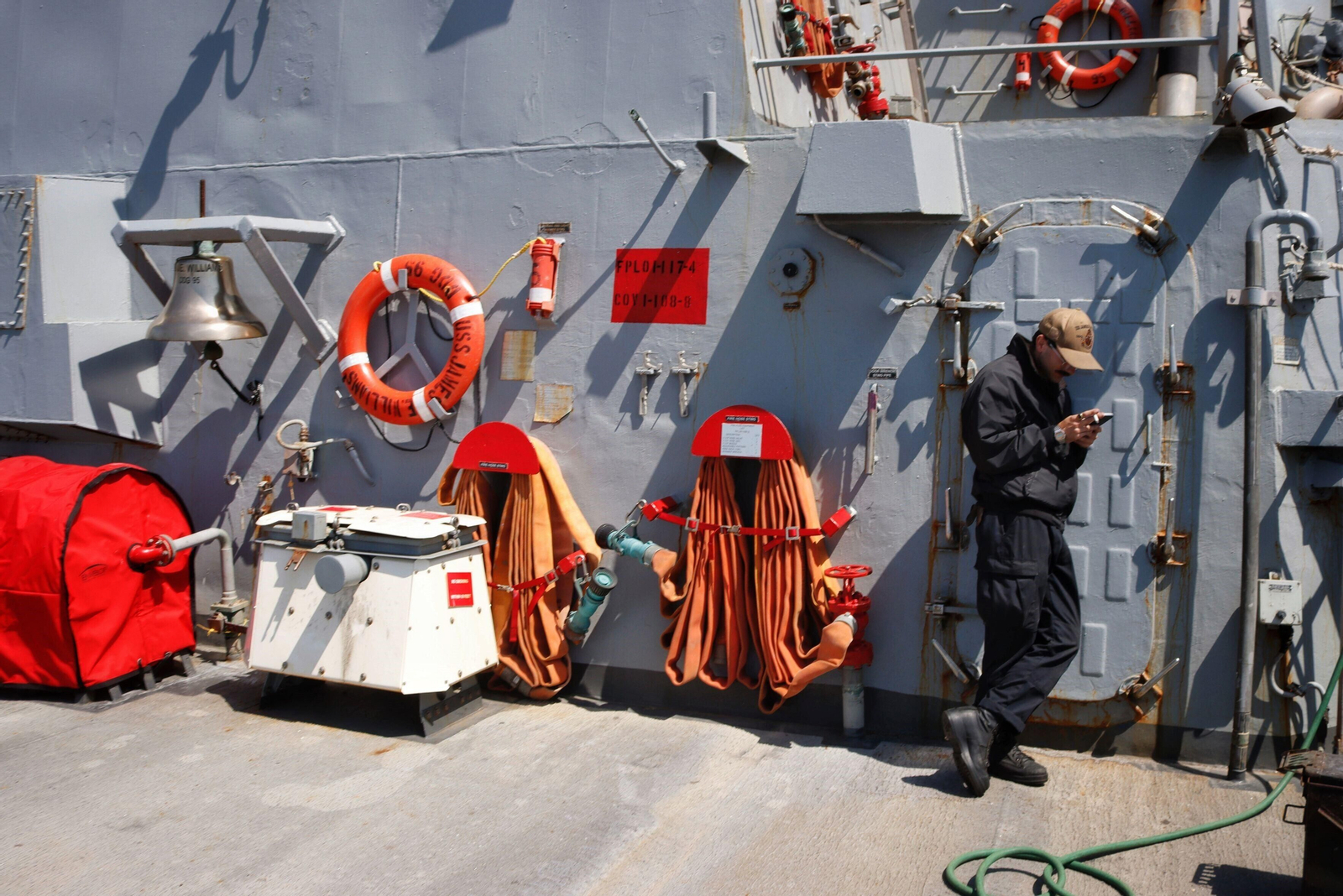 Recorrido por el destructor 'James E. Willians', atracado en la Base naval de Rota
