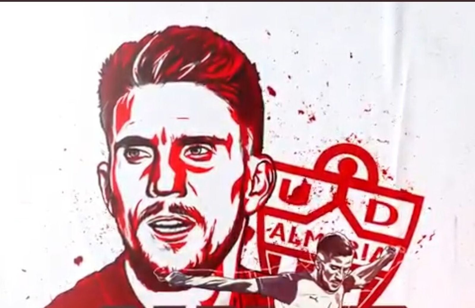 Ilustración utilizada por el Almería para anunciar el fichaje de Carriço.