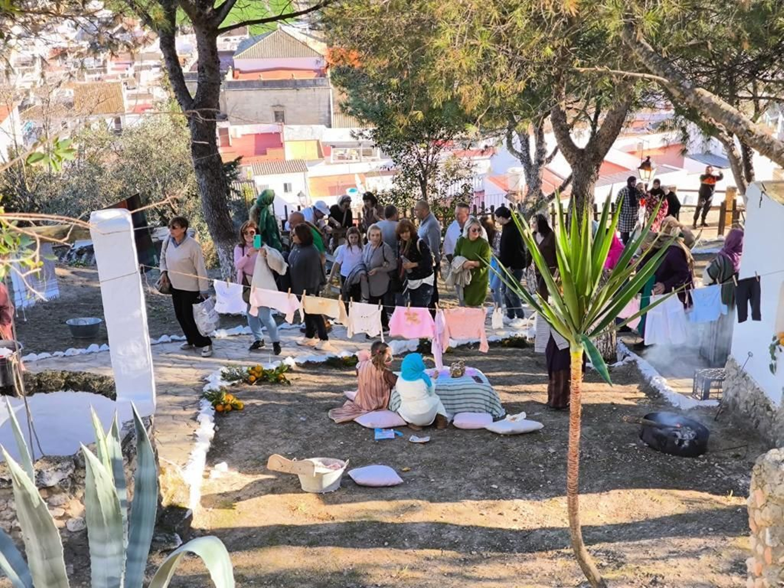 Las imágenes del belén viviente de Espera