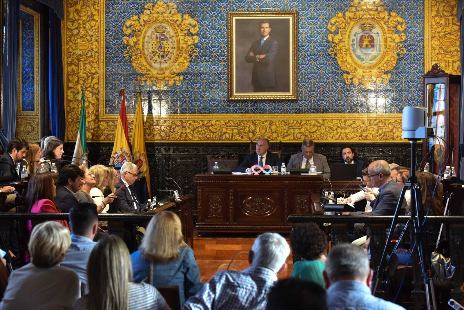 La sesión del pleno de marzo, celebrada este jueves.