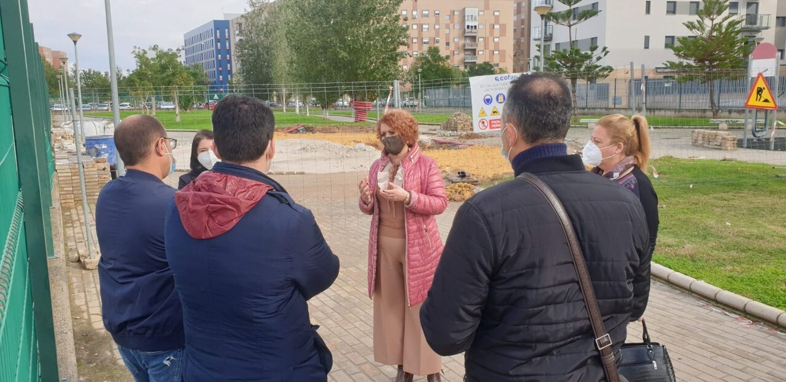 La delegada Adela Castaño en Sevilla Este.