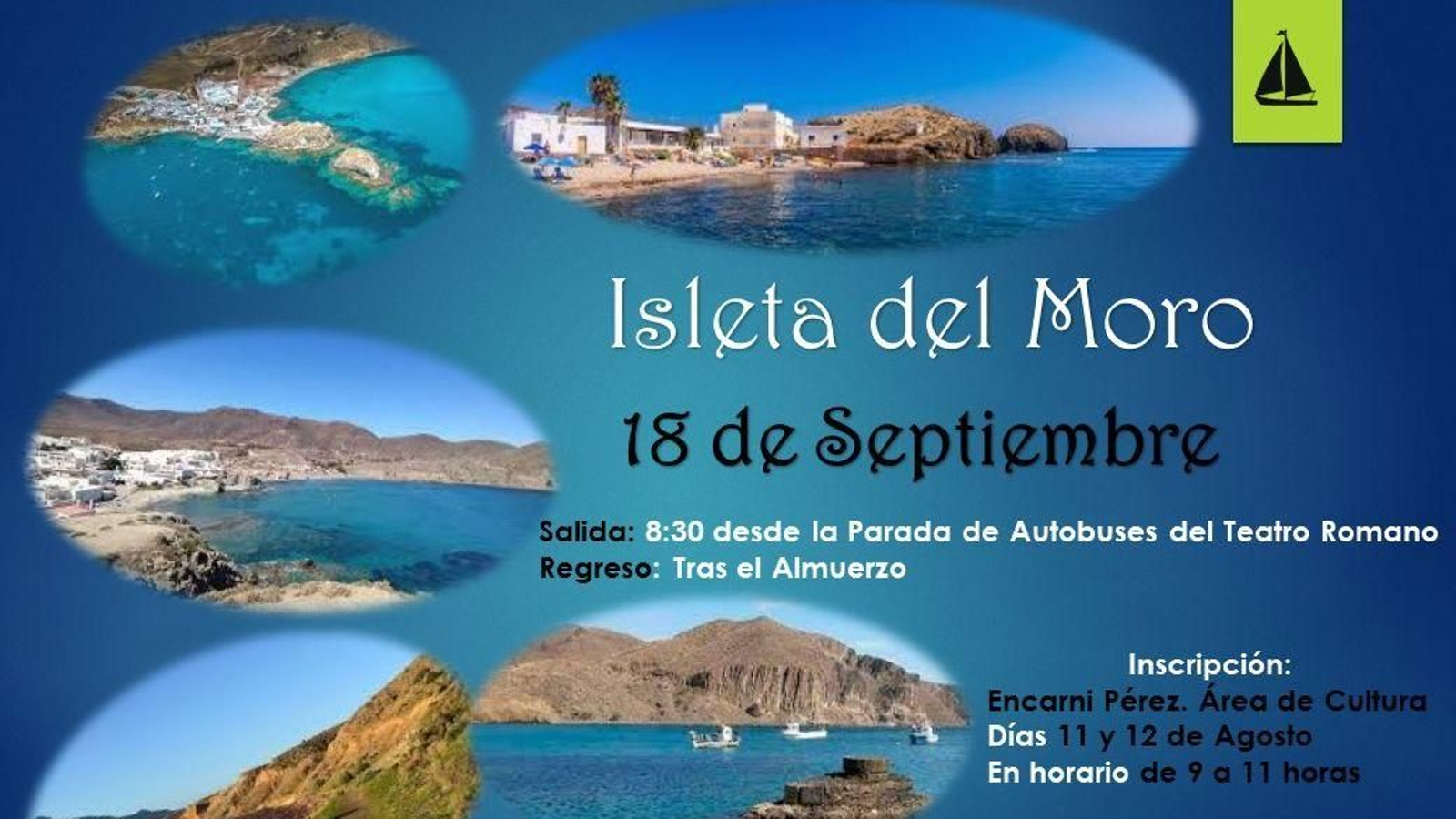 Cartel promocional del viaje