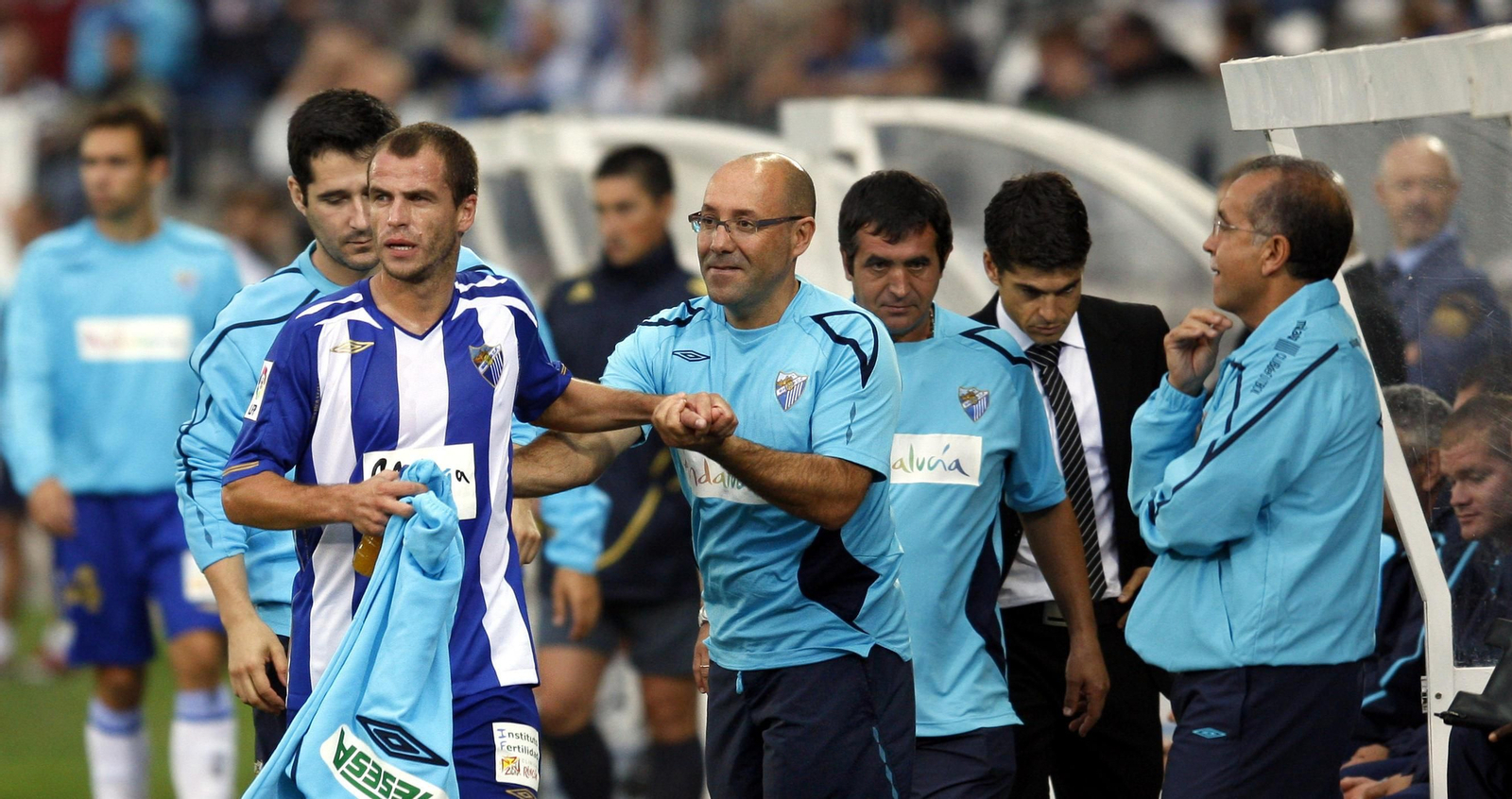 Las fotos de Marcelino Torrontegui en su etapa en el Málaga