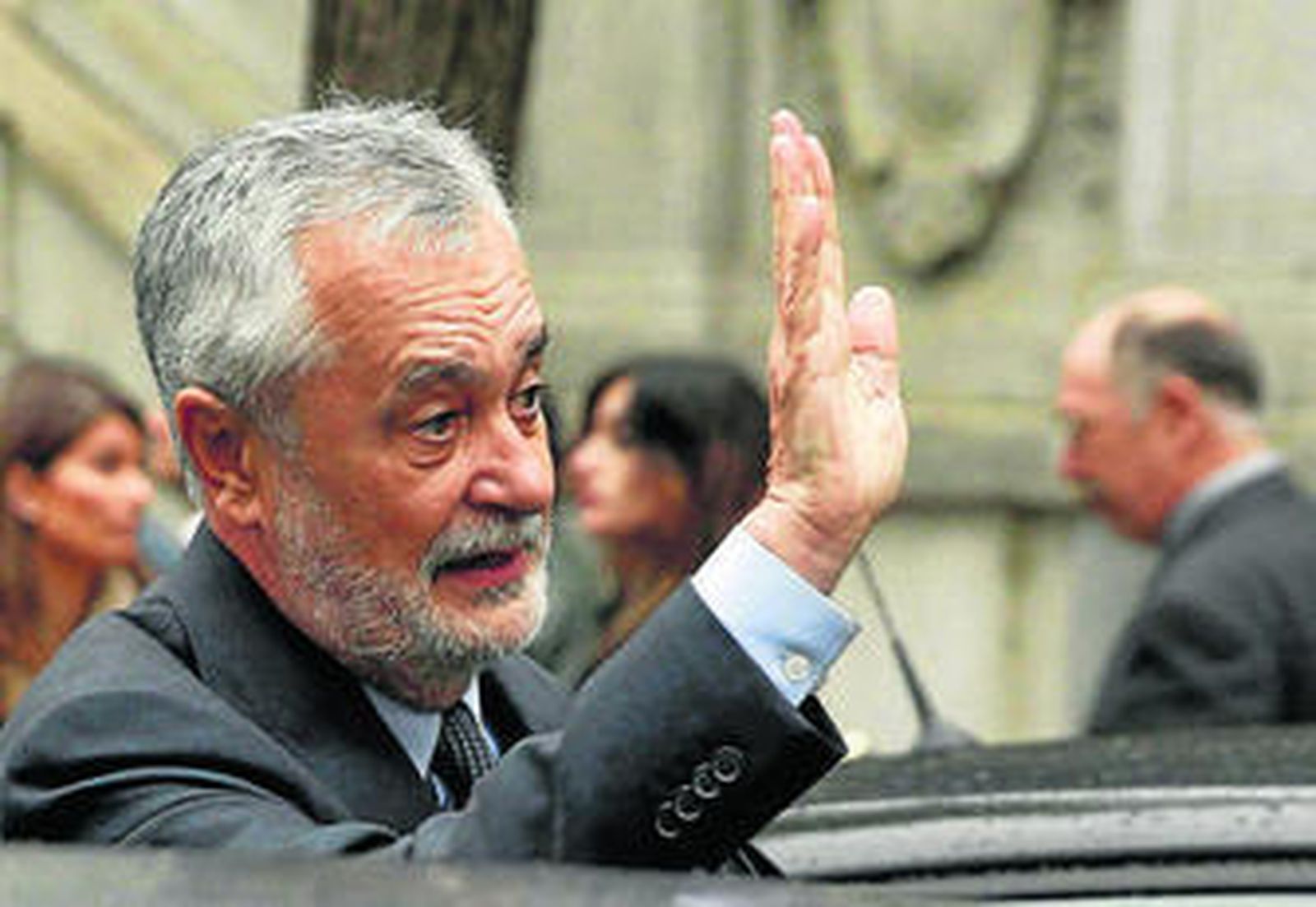 Griñán, el día que declaró ante el Supremo por el caso de los ERE.