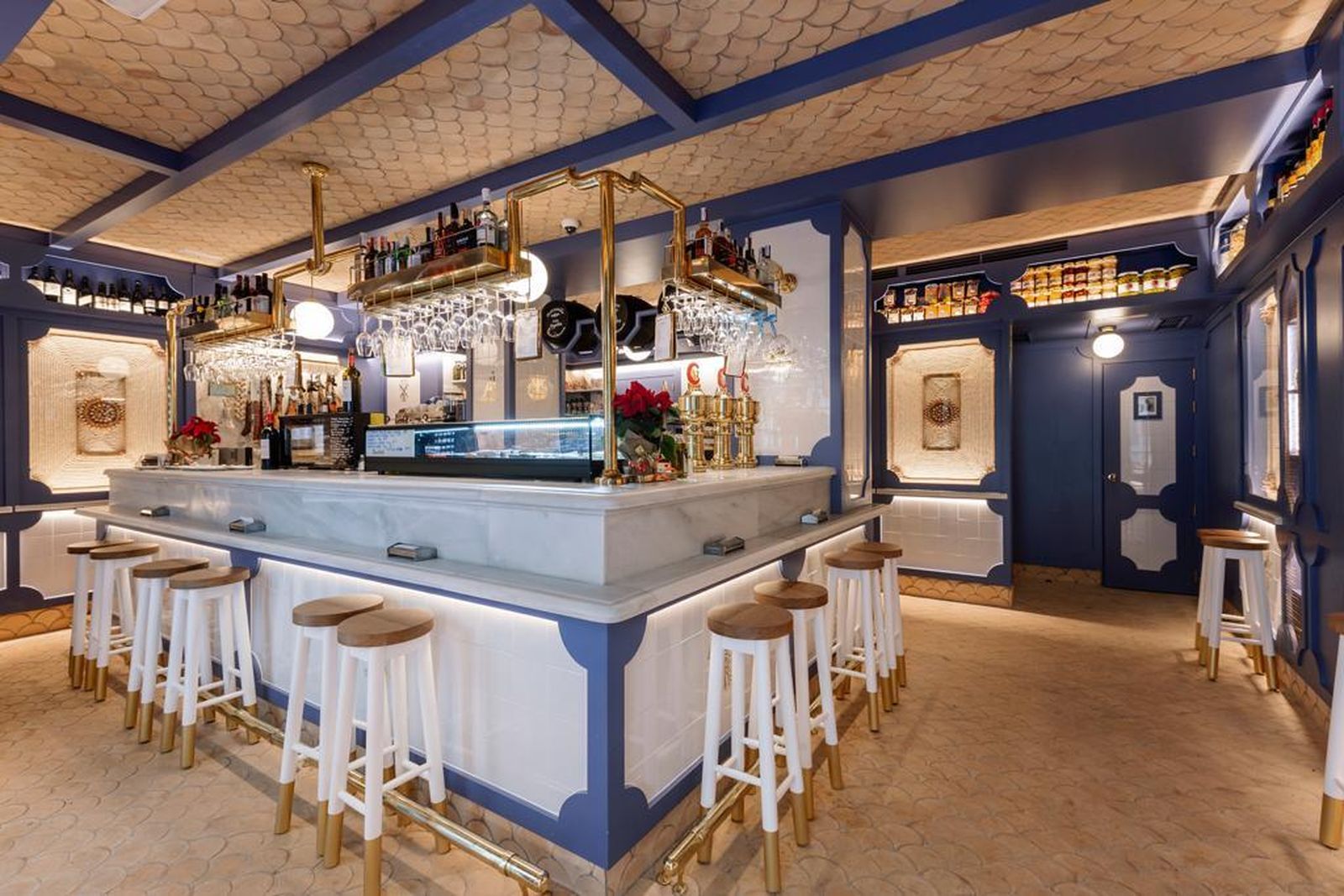 La magnífica barra de Casa Angelita.