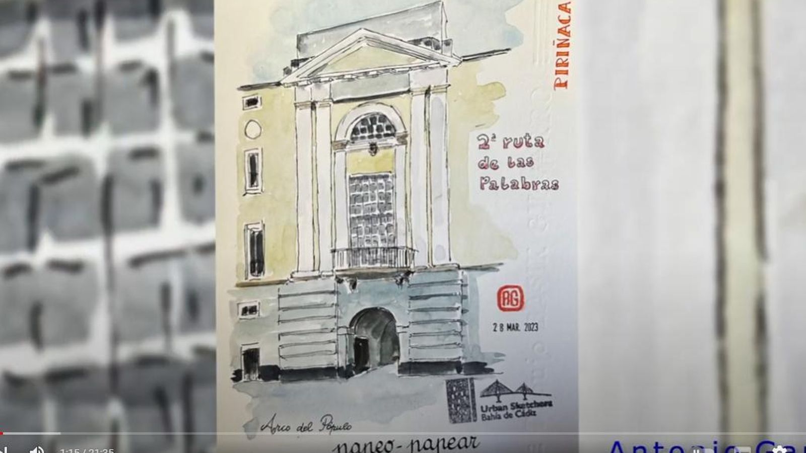 Un momento del vídeo