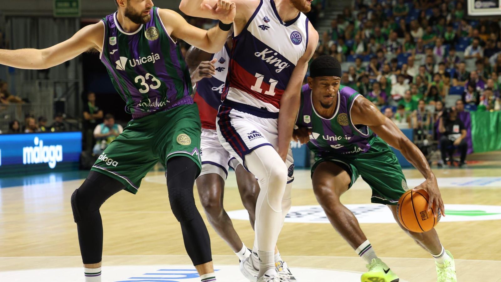 Las mejores fotos del Unicaja-King Szczecin de la BCL