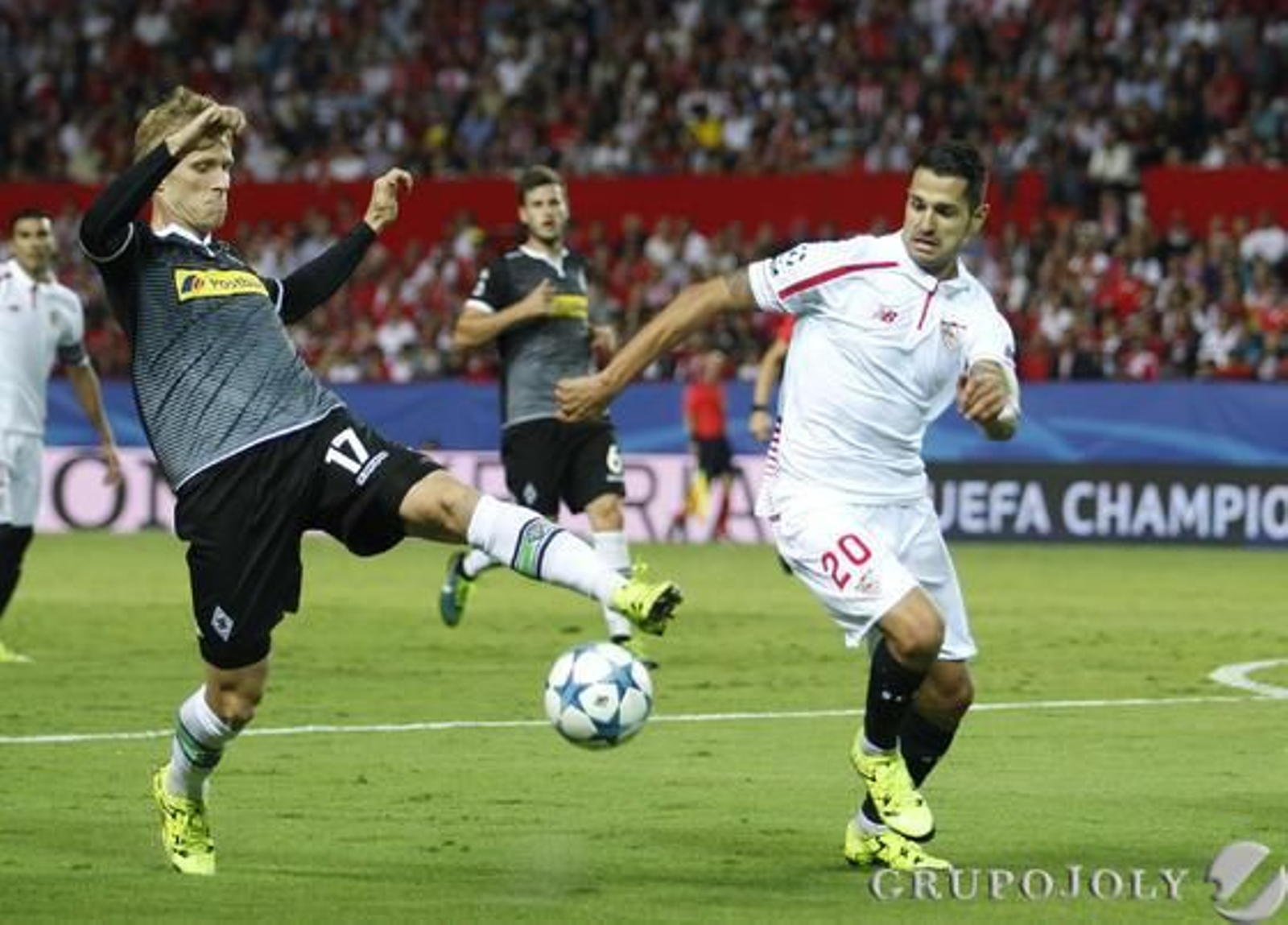 Las imágenes del Sevilla FC-Borussia Mönchengladbach