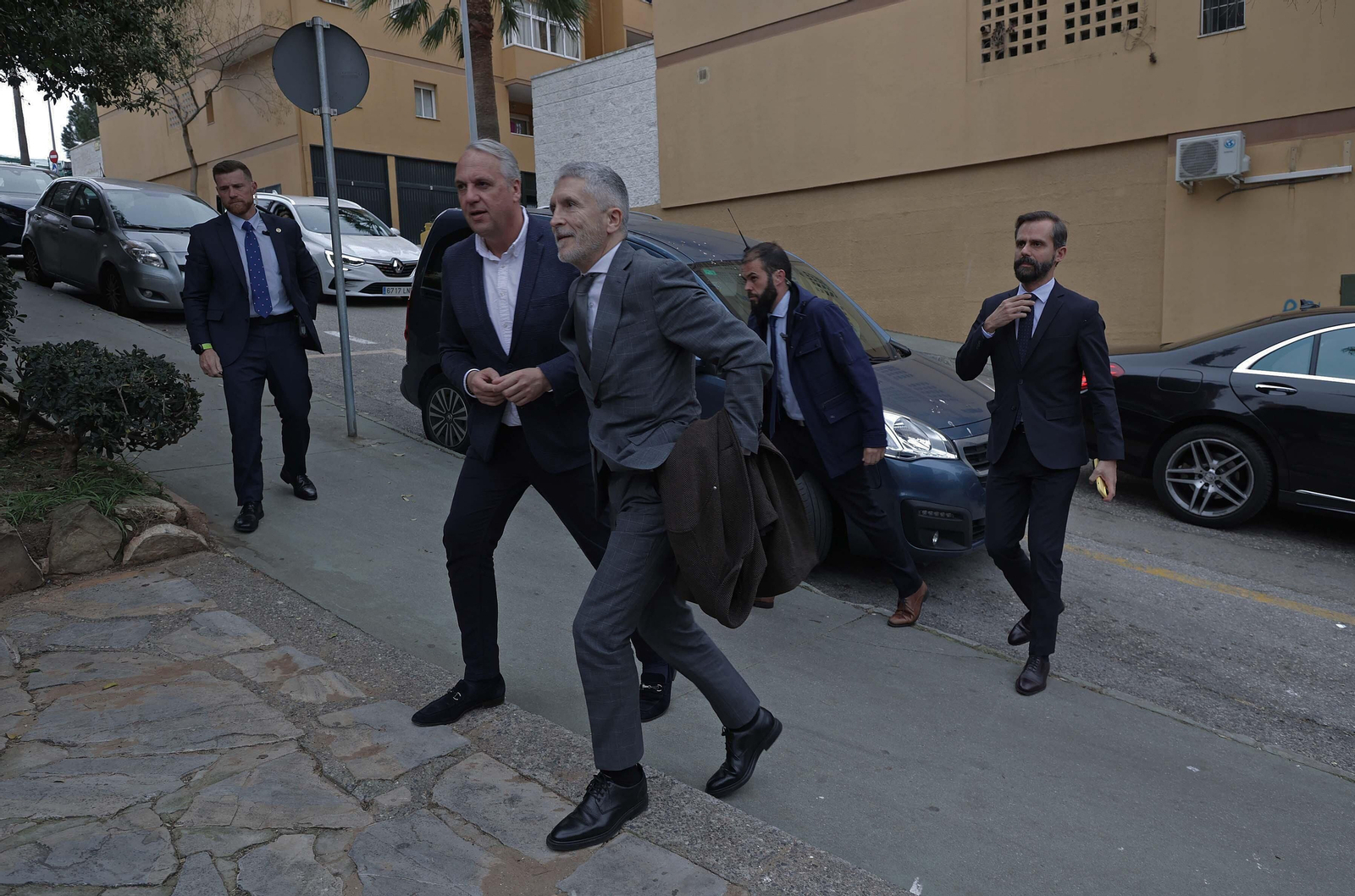 Fotos del encuentro del ministro del Interior, Fernando Grande-Marlaska, con los colectivos antidroga del Campo de Gibraltar en Algeciras