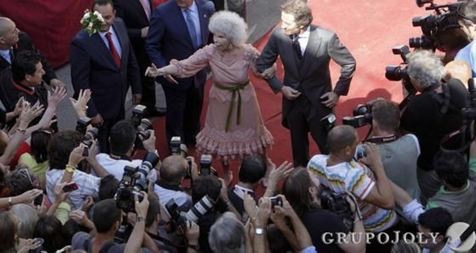 El matrimonio, ante los medios.

Foto: Antonio Pizarro
