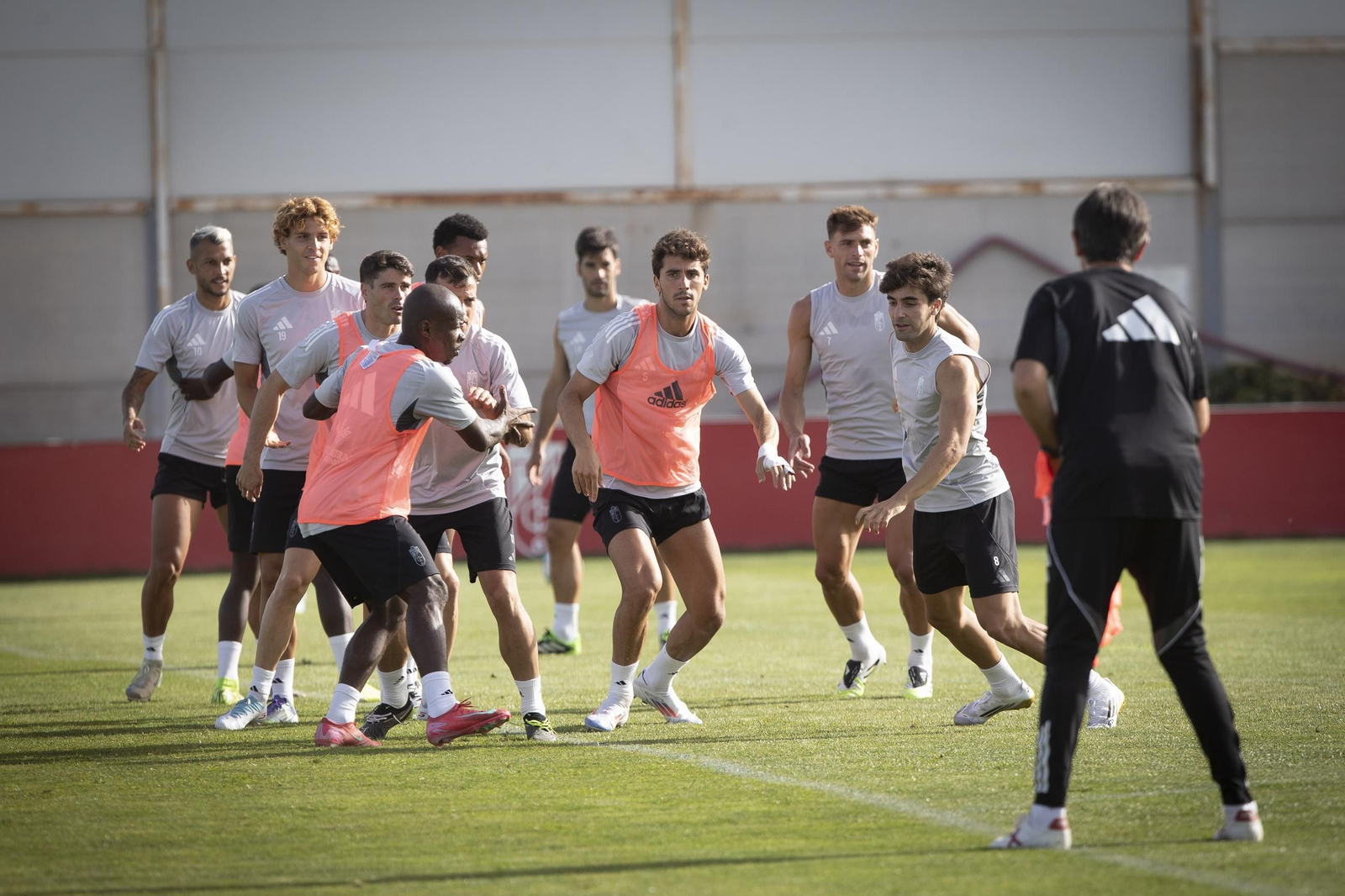 Entrenamiento del Granada CF este viernes en la Ciudad Deportiva