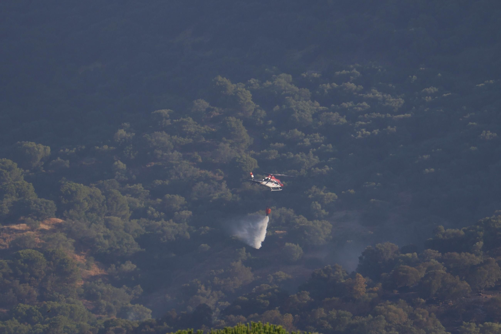 Las imágenes del incendio forestal de la Sierra de Córdoba