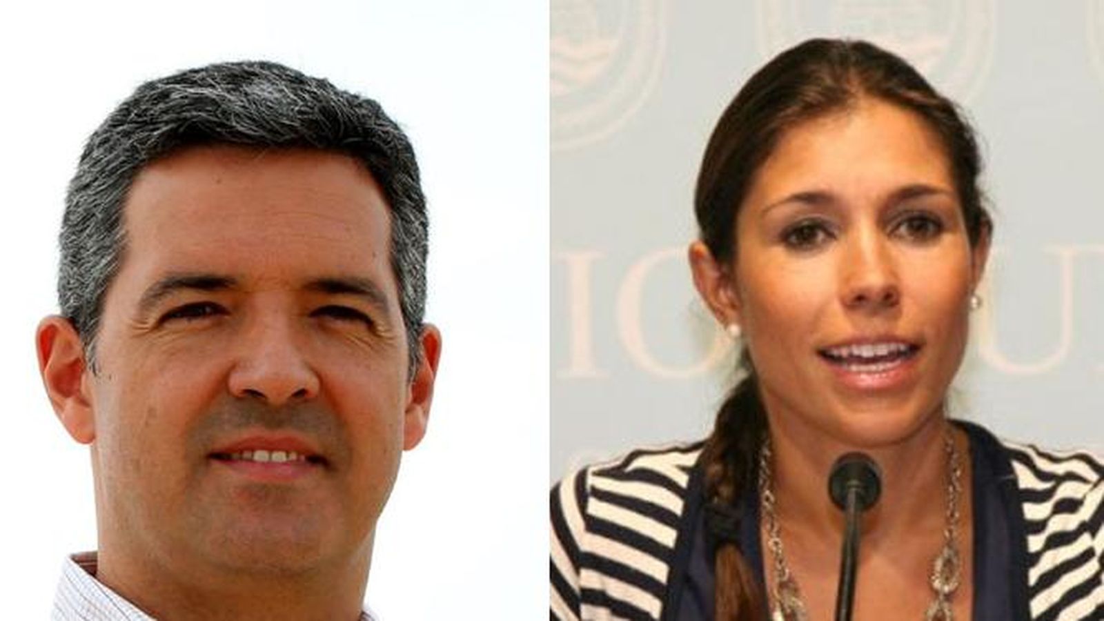 Javier Ruiz Arana (PSOE) y Auxiliadora Izquierdo (PP)