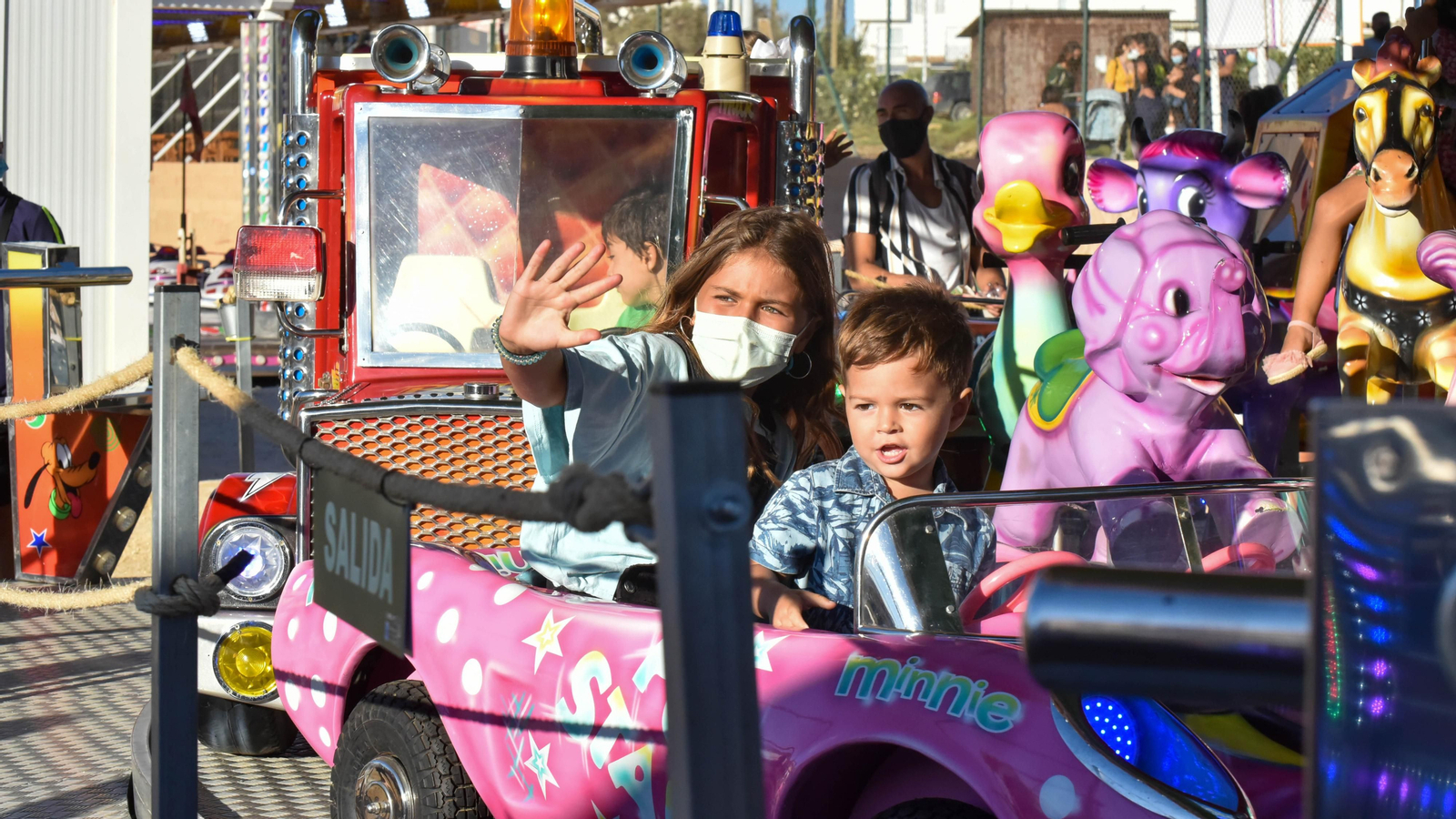 Las fotos de una tarde en un universo de atracciones en Tarifa