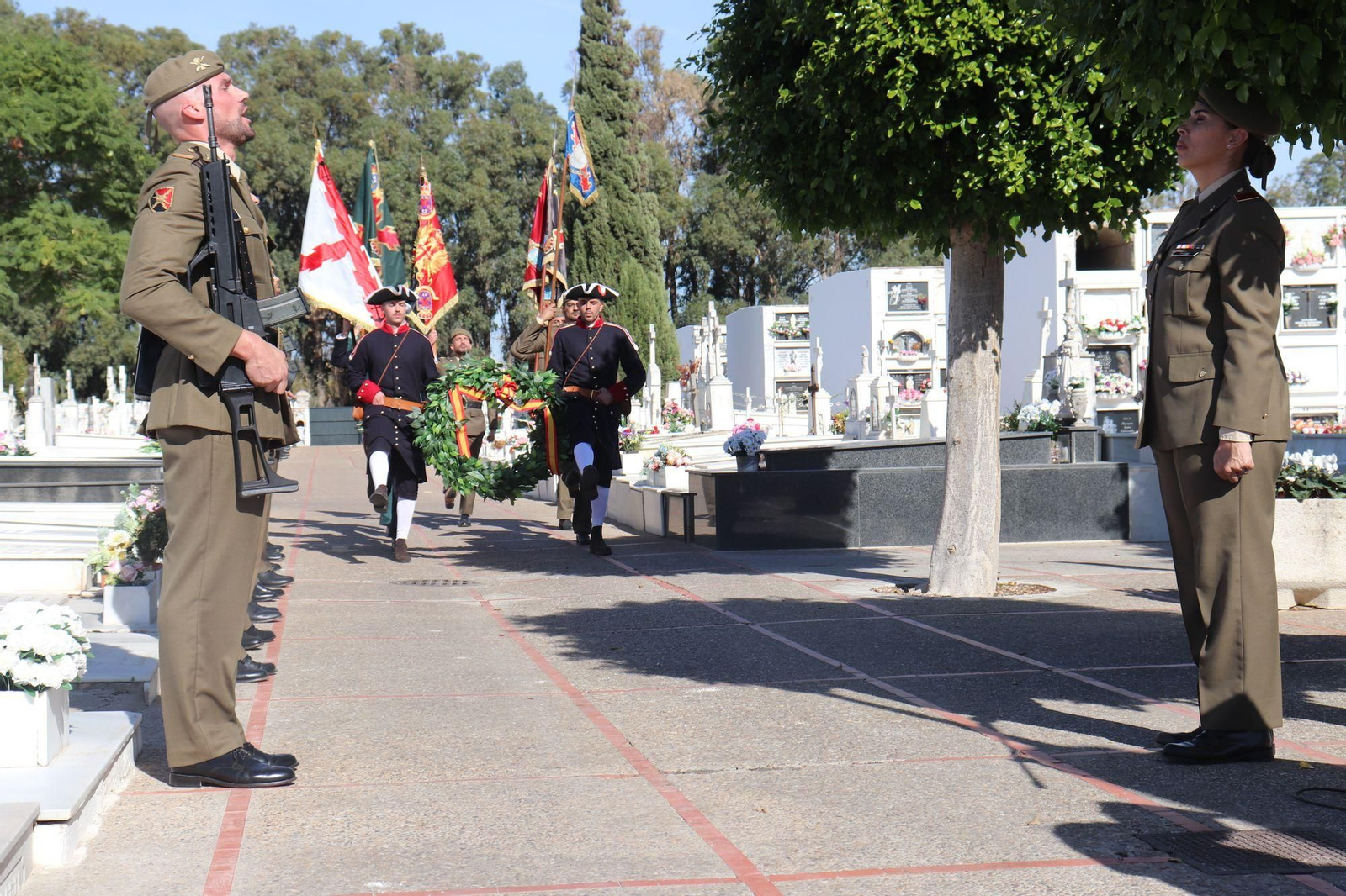 Homenaje a los soldados repatriados de la Guerra de Cuba