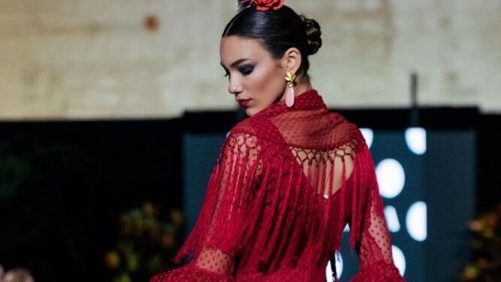 Una imagen de la pasada edición de la Pasarela Flamenca.