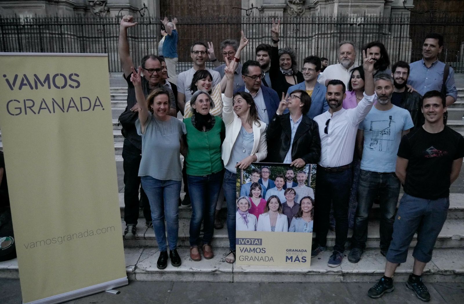 Las imágenes del inicio de campaña de Vamos Granada