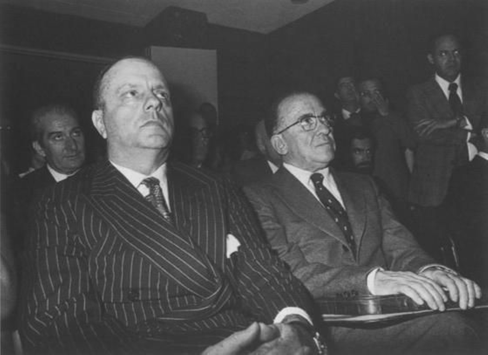 Fraga, con el líder del PCE, Santiago Carrillo. / EFE