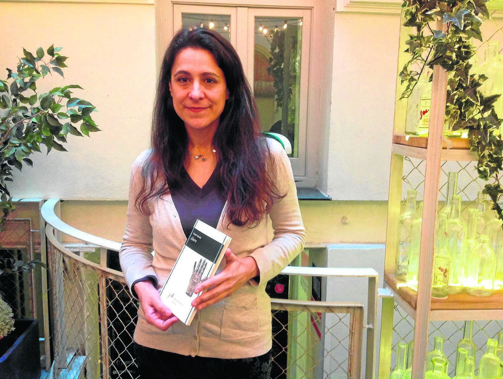 Yolanda Morató, en la presentación de su libro en Madrid.