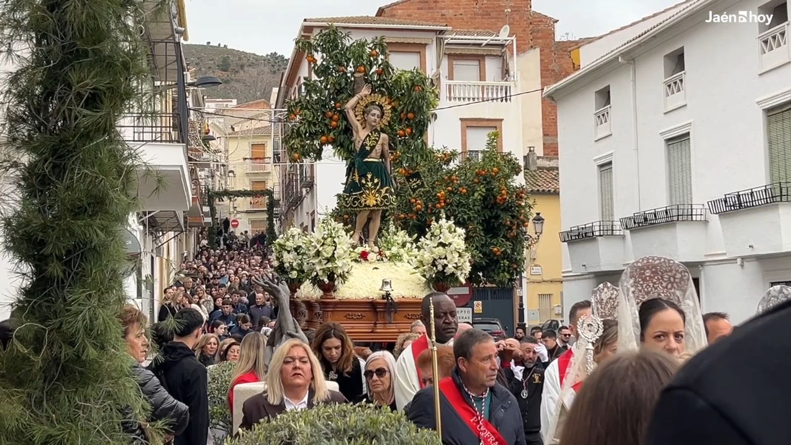 San Sebastián vuelve a las calles de La Guardia de Jaén