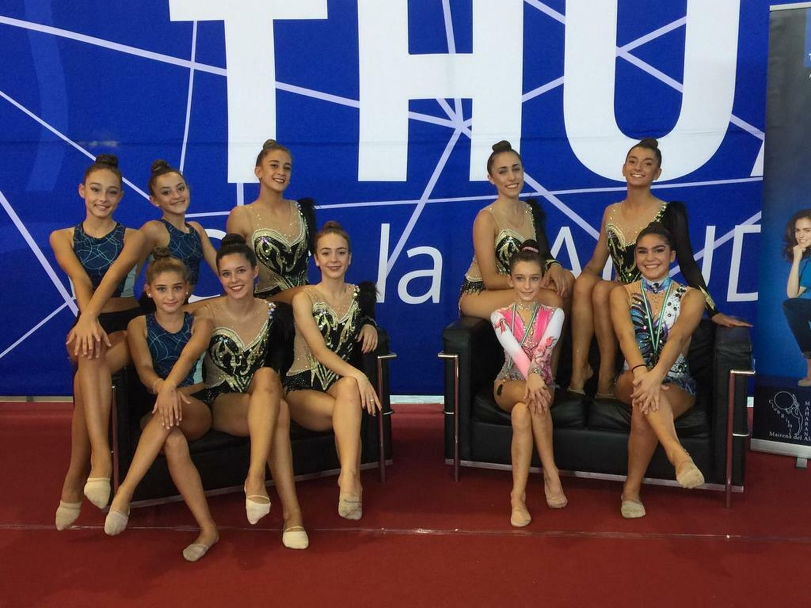 Las deportistas algecireñas, en Mairena del Alcor