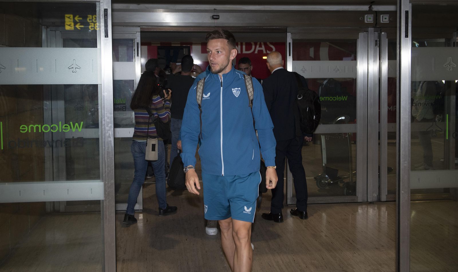 Las fotos previas al Manchester United - Sevilla