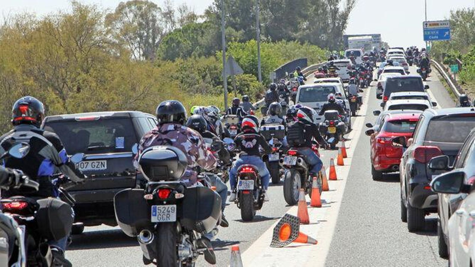 Imagen de archivo de los alrededores de Jerez durante un Gran Premio.