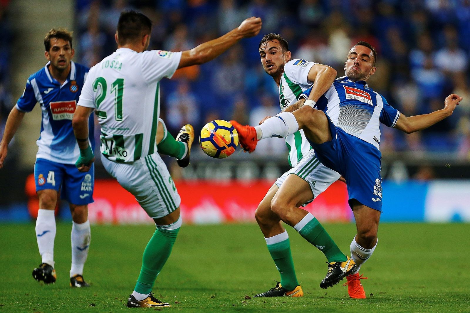 El Espanyol-Betis, en imágenes