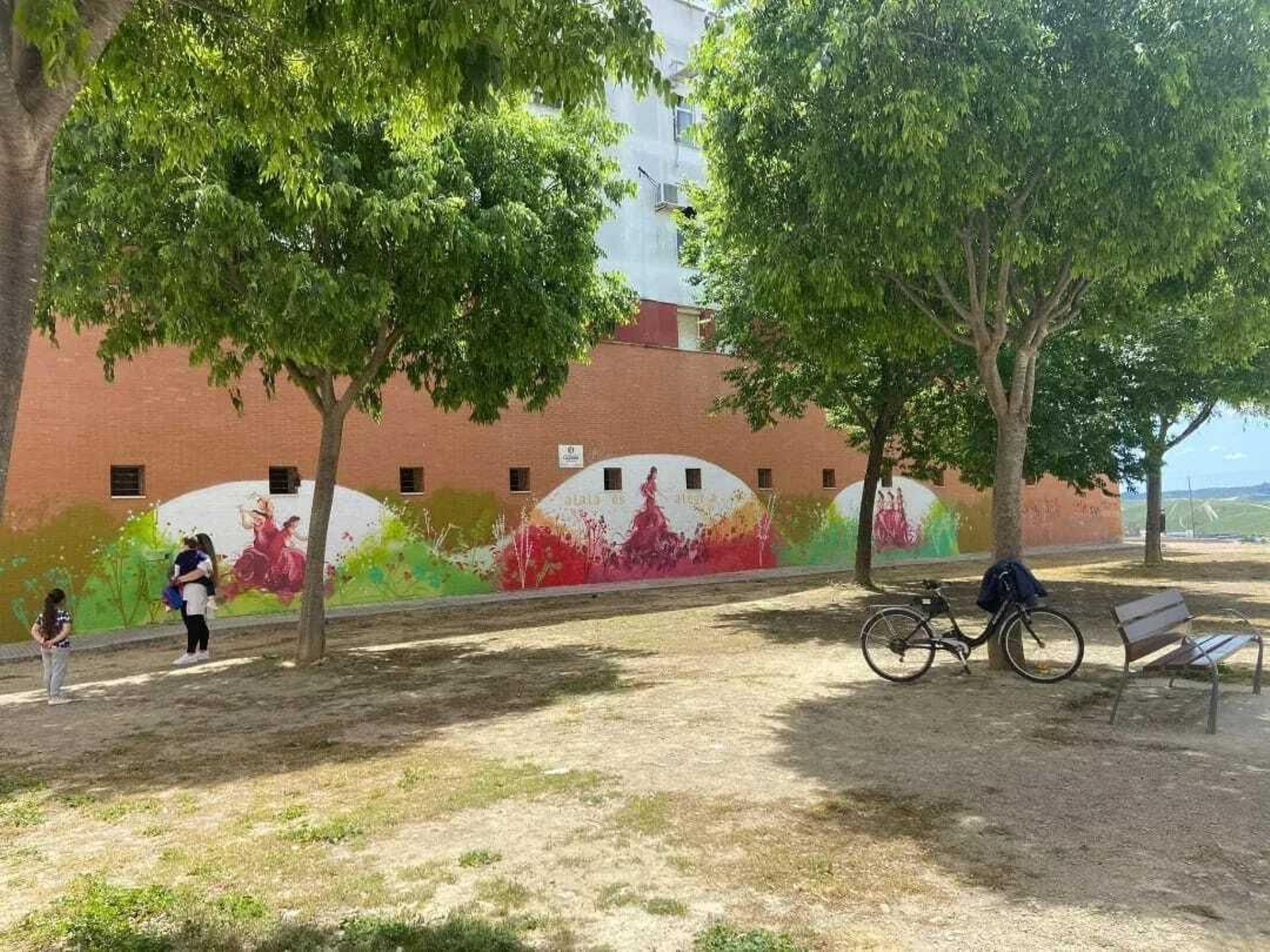 Cómo se hizo el mural de la alegría de Alalá Jerez