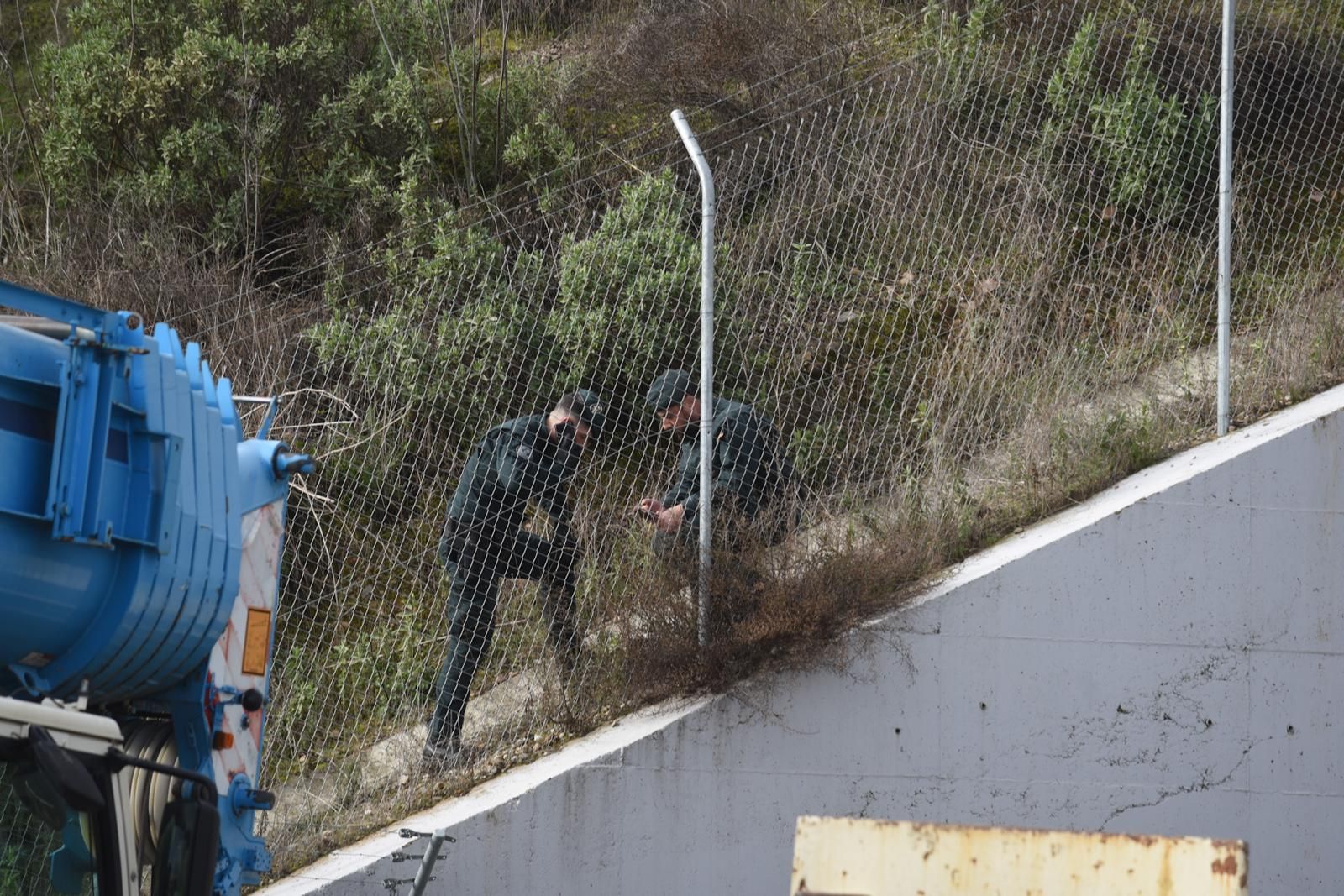 Los trabajos en las vías de la alta velocidad tras el accidente de Adamuz