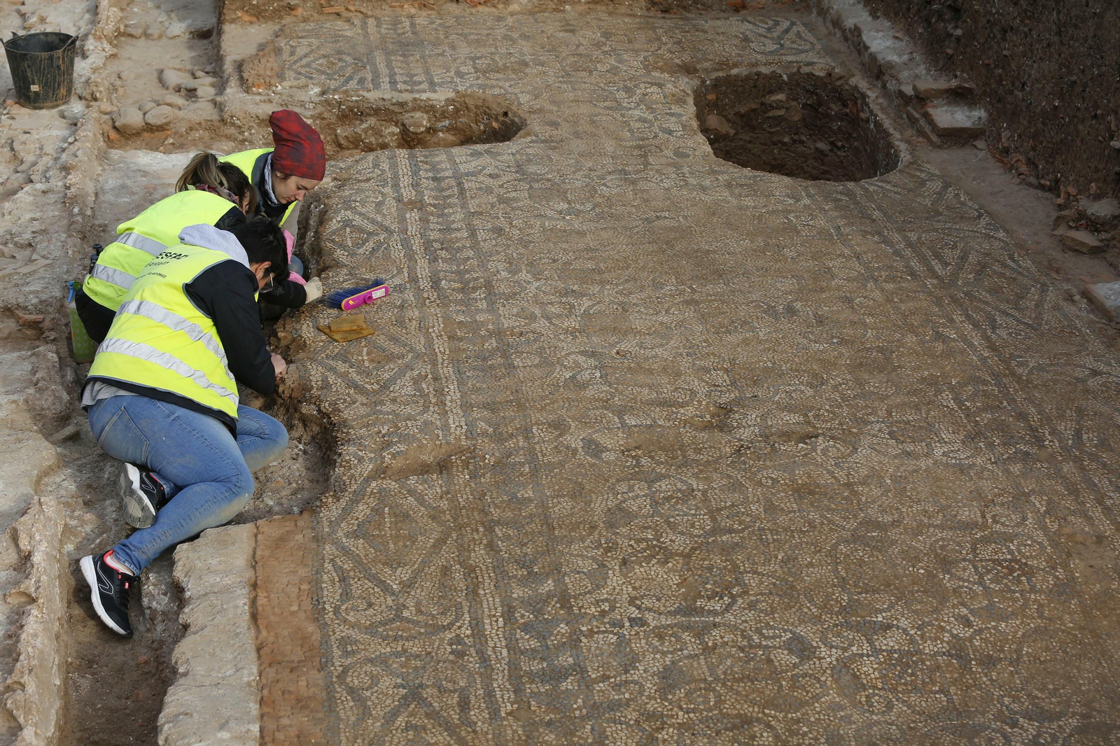 Fotos: así es el yacimiento romano del Zaidín tras finalizar la excavación arqueológico