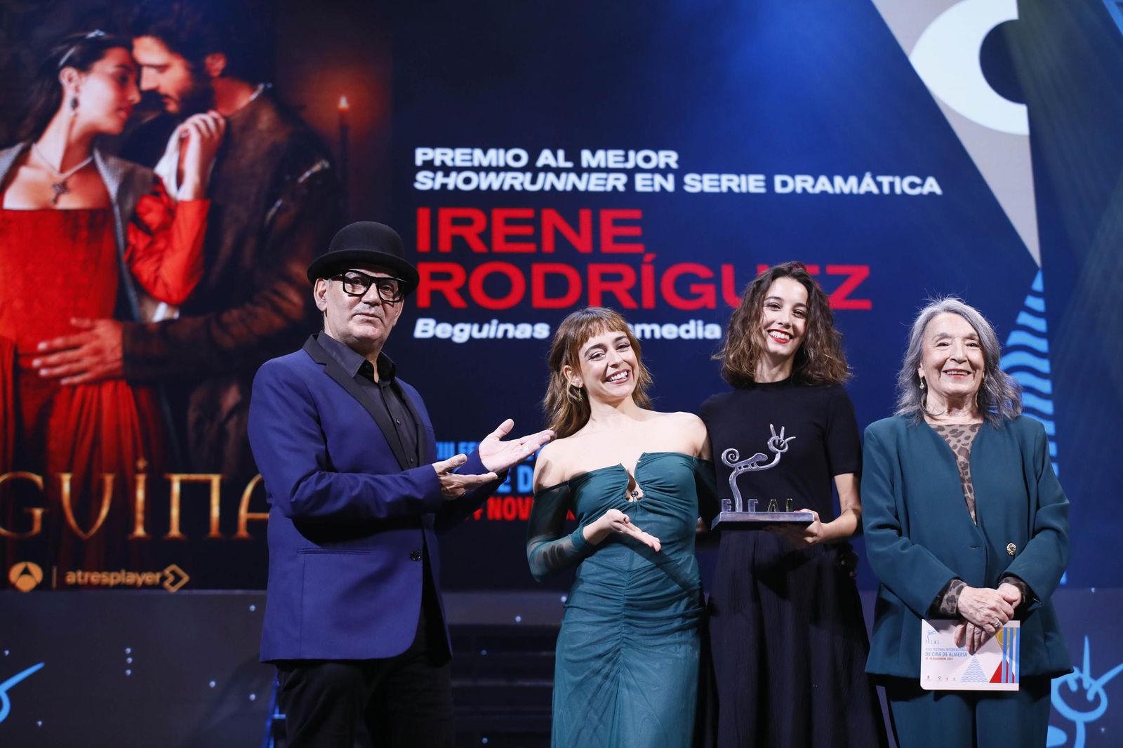 Las imágenes de la gala del Festival Internacional de Cine de Almería (Fical) con el premio 'Almería, tierra de cine' a Karra Elejalde