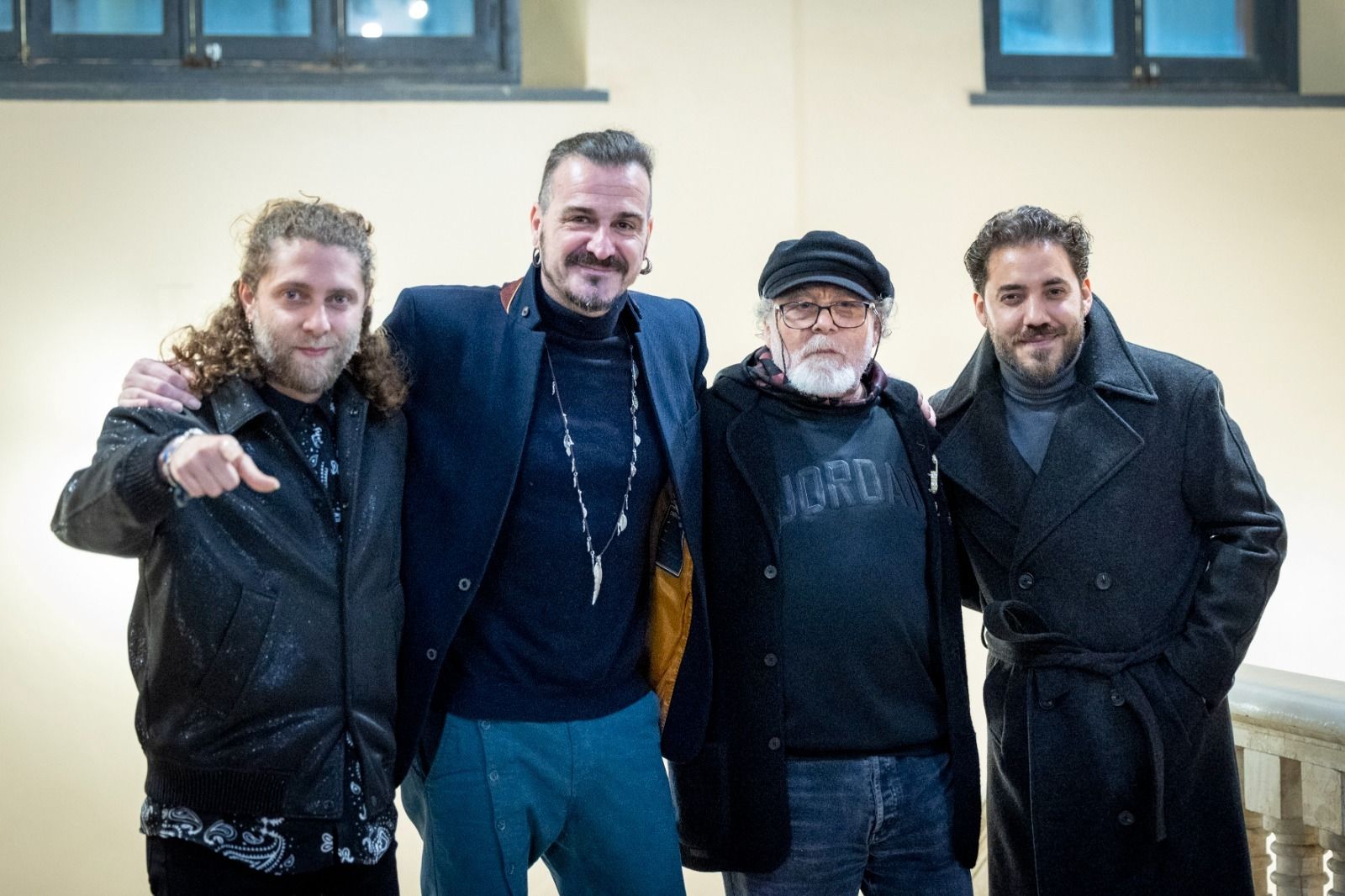 Maloko Soto, Nolasco, Diego Carrasco y Ané Carrasco, en el Gran Teatro Falla.
