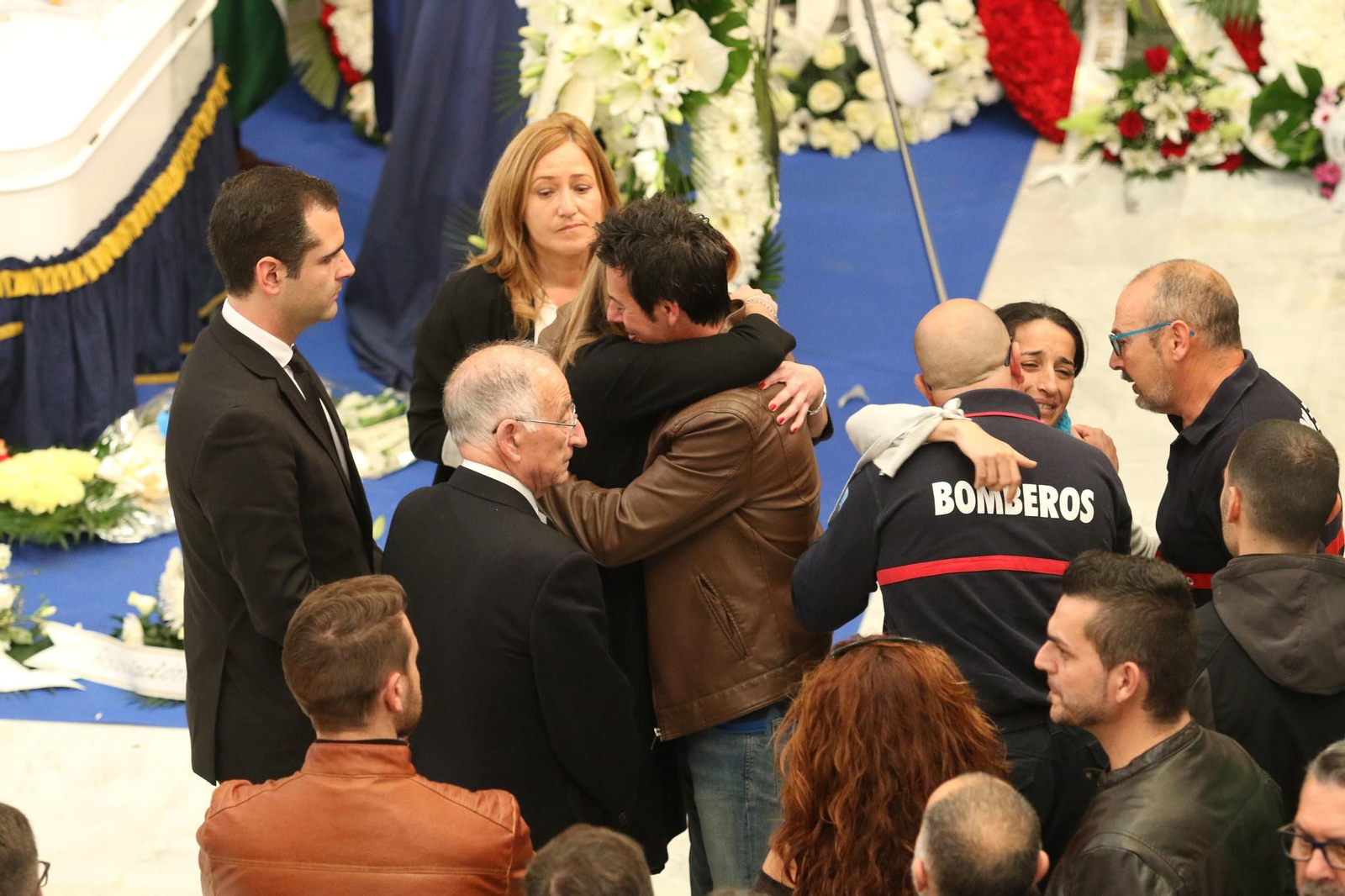 Las imágenes de la capilla ardiente por Gabriel