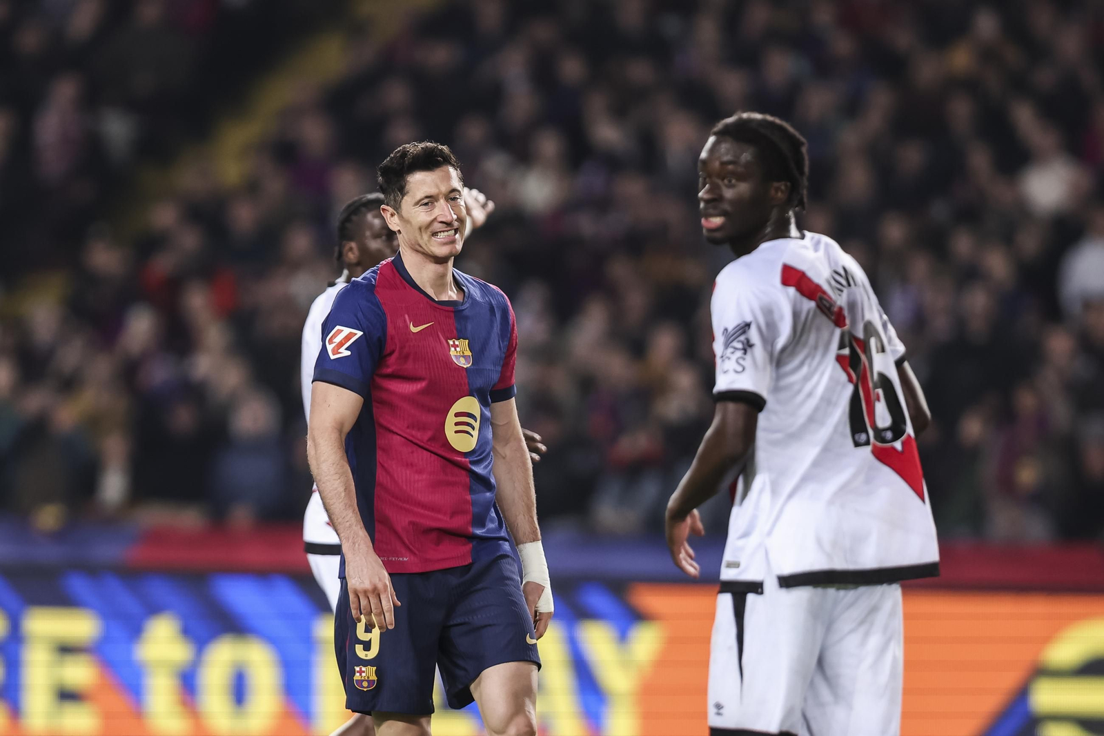 Las fotos del polémico Barcelona - Rayo Vallecano