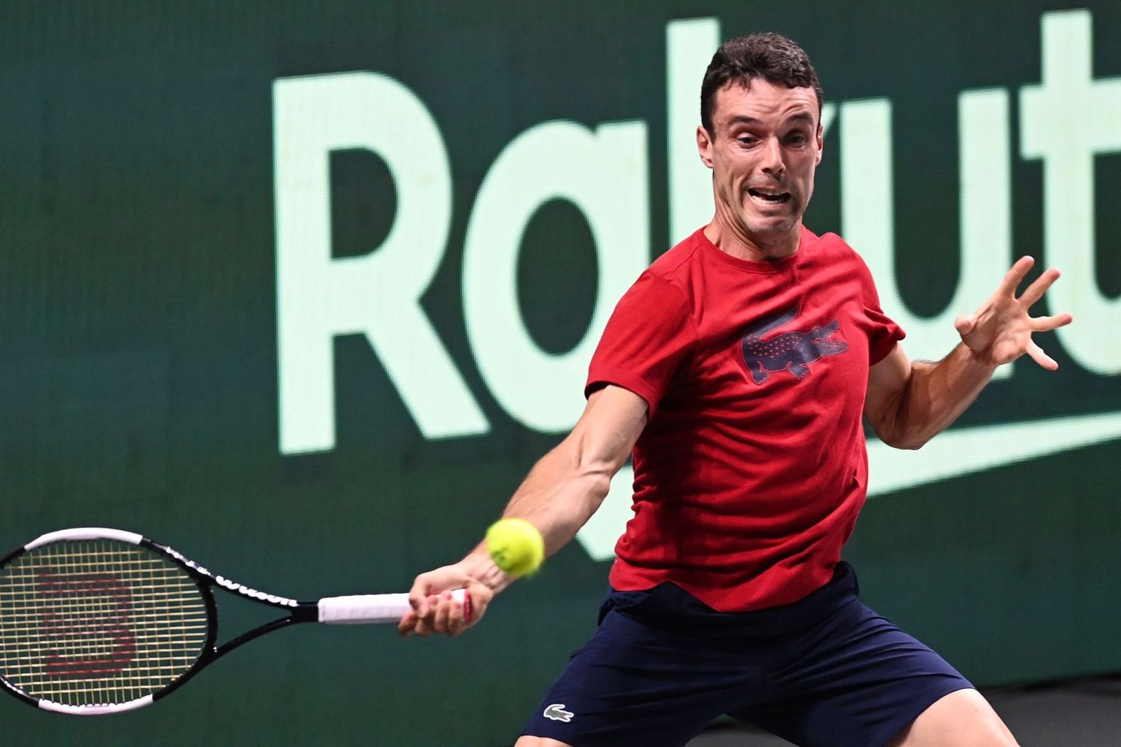 Los tenistas de la Copa Davis ya calientan motores en el Carpena